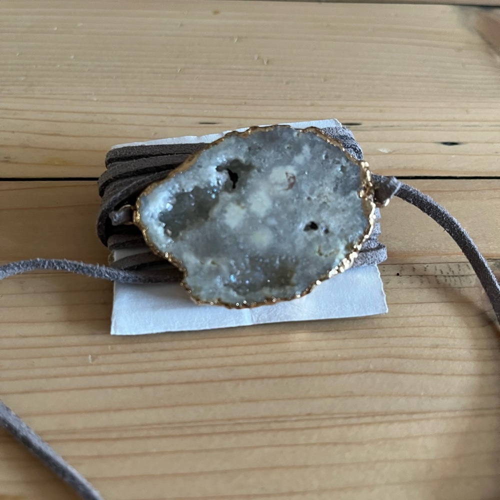Geode wrap bracelet - Picture 3 of 3